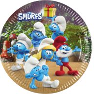 Smurfs Joyful 20 cm FSC paper plate, 8 pcs