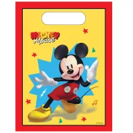 Disney Mickey Jump Into Fun plastic gift bag 6 pcs