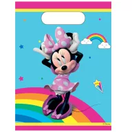 Disney Minnie Makes Me Smile plastic gift bag, set of 6