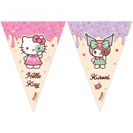 Hello Kitty Kuromi flag garland FSC 2.3 m