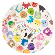 Squishmallows Jazwares paper plate set of 8, 23 cm FSC