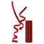 Colour Metallic Red streamer