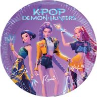   K-pop Démonvadászok Honmoon paper plate set of 8, 23 cm FSC