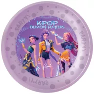   K-pop Demon Hunters Honmoon Micro Premium Plastic Flat Plate 4-piece Set 21 cm