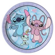   Disney Lilo and Stitch Angel Cute paper plate 8 pcs 23 cm FSC