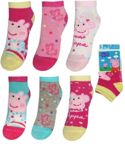 Peppa Pig kids secret socks, invisible socks 23-34