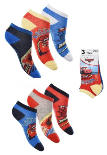 Disney Cars kids secret socks, invisible socks 23-34