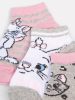 Disney Marie kitten kids secret socks, invisible socks 23-34