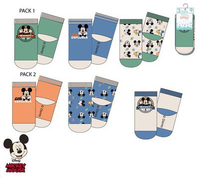 Disney Mickey baby socks 0-12 months