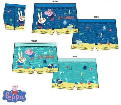 Peppa Pig kids swimwear, swim trunks, shorts 3-6 years