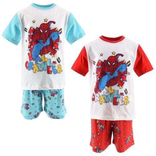 Spiderman kids short pyjamas 3-8 years