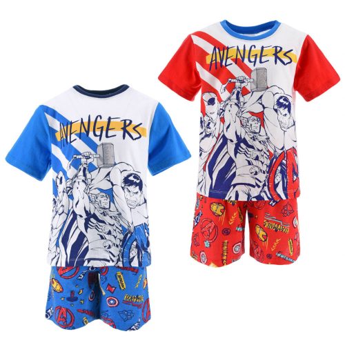 Avengers kids short pyjamas 4-10 years
