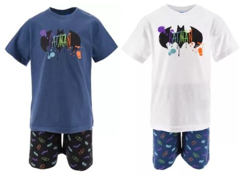 Batman kids short pyjamas 3-8 years