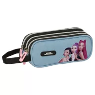   K-pop Demon Hunters Denim Dreams 3 Compartment Pencil Case 21 cm