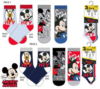 Disney Mickey kids sock 23-34