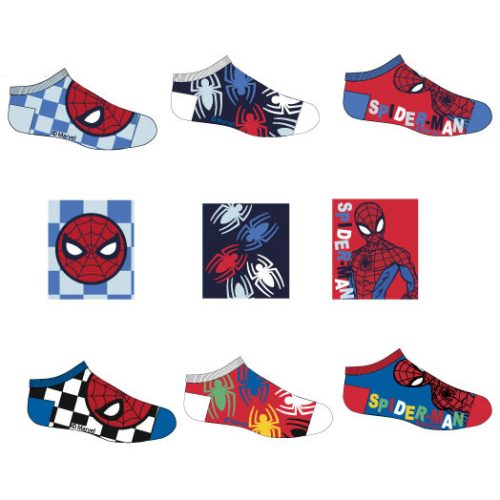 Spiderman Power kids secret socks, invisible socks 23-34