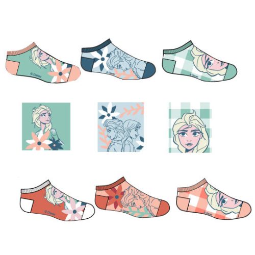 Disney Frozen Elsa kids secret socks, invisible socks 23-34