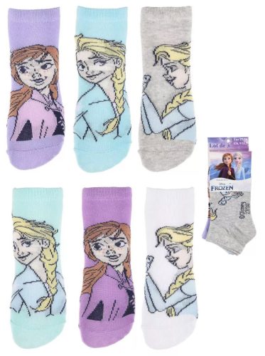 Disney Frozen Spark kids secret socks, invisible socks 23-34