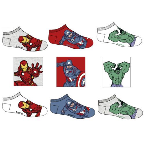 Avengers Energy kids secret socks, invisible socks 23-34