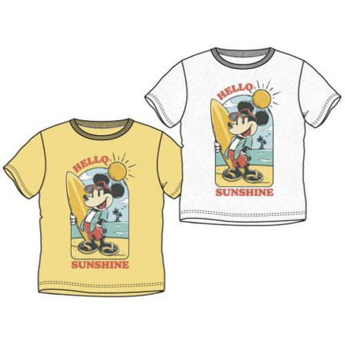 Disney Mickey Sunshine kids short sleeve t-shirt, top 3-8 years