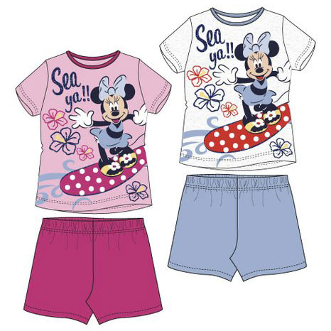 Disney Minnie Sea kids short pyjamas 3-8 years