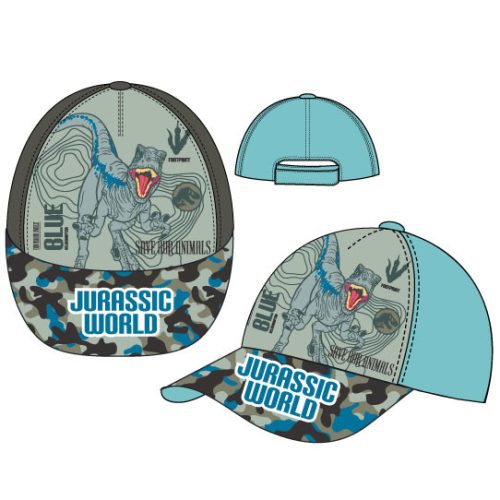 Jurassic World Blue kids baseball cap 52-54 cm