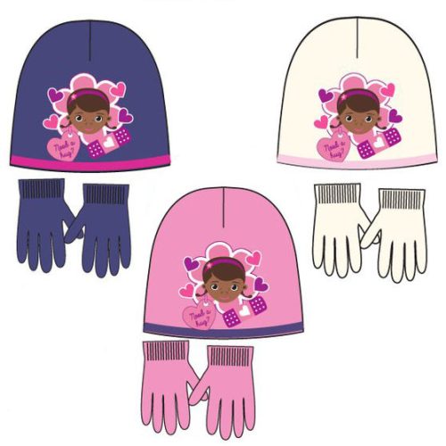 Doc McStuffins Hug Kids Hat + Gloves Set 52-54 cm