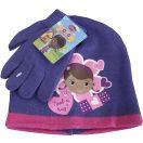 Doc McStuffins Hug Disney Dr. Plush children's hat + glove set 52-54 cm