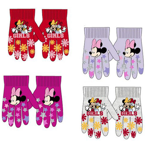 Disney Minnie Girls Kids Gloves