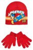 Disney Mickey Skate Kids Hat + Gloves Set 52-54 cm