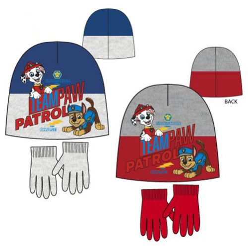 Paw Patrol Kids Hat + Gloves Set 52-54 cm