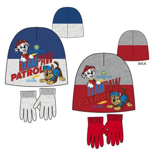 Paw Patrol kids hat + gloves set 52-54 cm