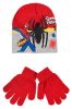 Spiderman Hero Kids Hat + Gloves Set 52-54 cm