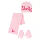 Barbie Pink children's hat + scarf + glove set 52-54 cm