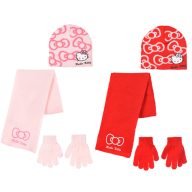   Hello Kitty Bow children's hat + scarf + glove set 52-54 cm