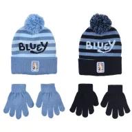 Bluey Blue children's hat + glove set 52-54 cm