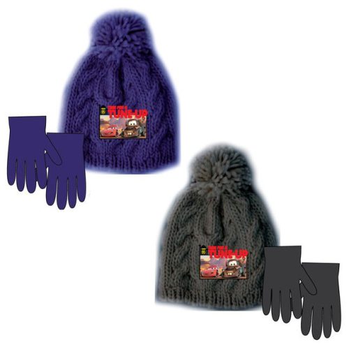 Disney Cars kids hat + glove set 52-54 cm