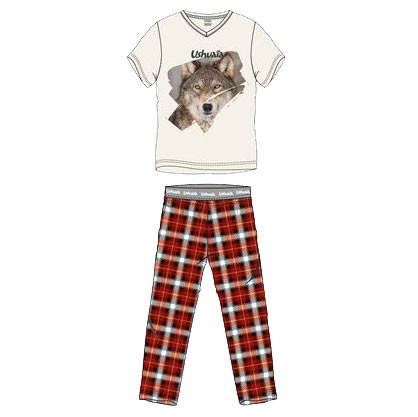 Ushuaia Wolf Men's Pyjamas S-XXL