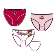   Disney Minnie Red children's underwear, 3-piece panty set