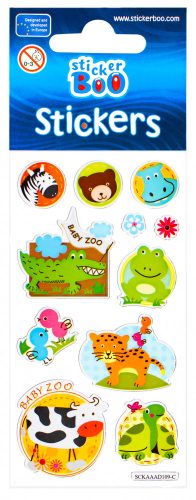 Baby Zoo sticker with silver decoration