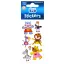 Animals sticker with silver decoration