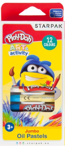 Play-Doh 12 colours oil pastel chalk