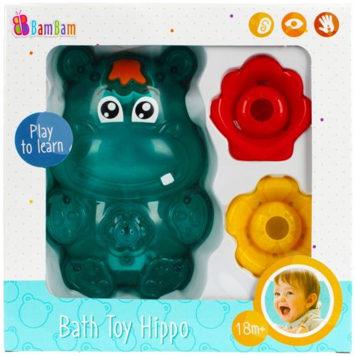 Hippo bath toy