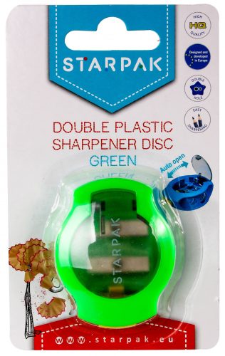 Green double sharpener, parer