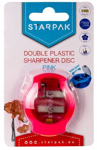 pink double sharpener, parer