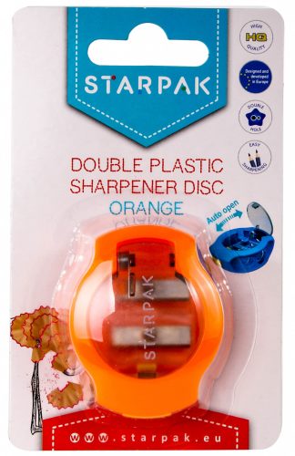 Orange double sharpener, parer