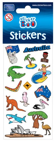 Travel Australia Sticker set
