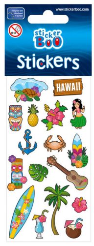 Travel Hawaii Sticker set