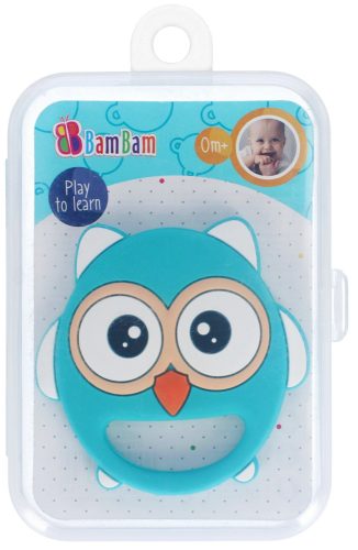 Owl baby teether in box
