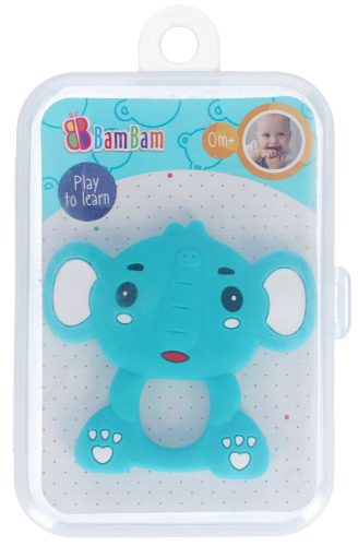 Elephant baby teether in box